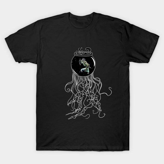 Galactic Jelly Bowl T-Shirt by Relentlessartist